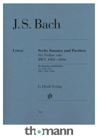 Henle Verlag Bach Sonaten und Partiten