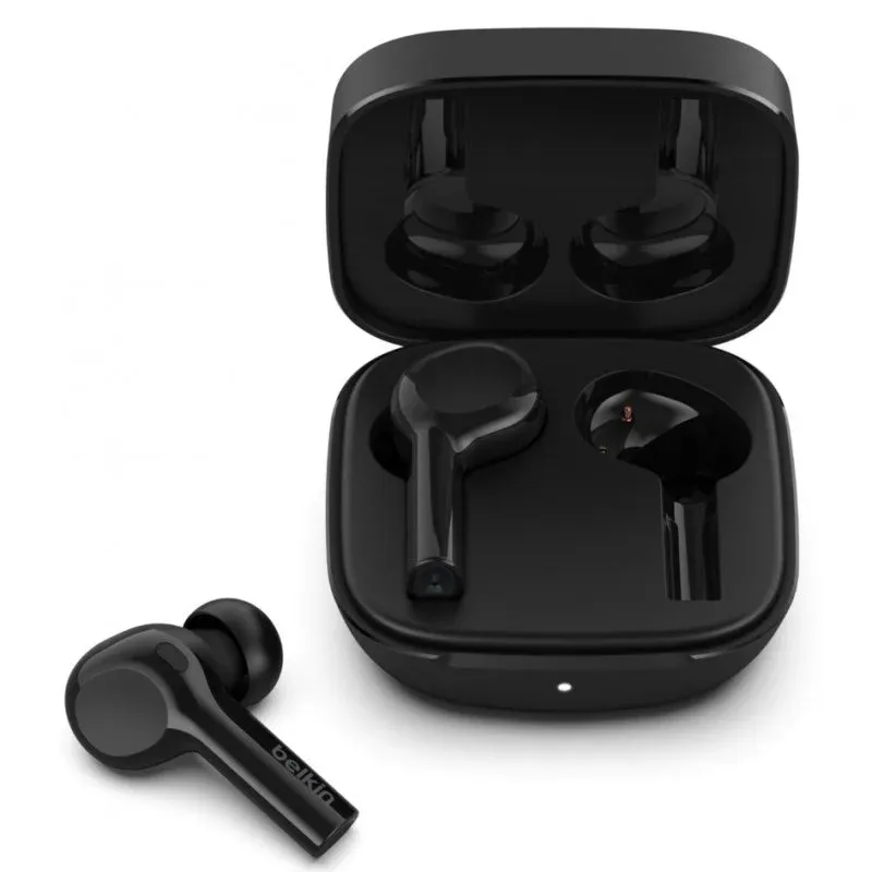 Belkin True Wireless SoundForm Freedom Auriculares Sem Fios Pretos