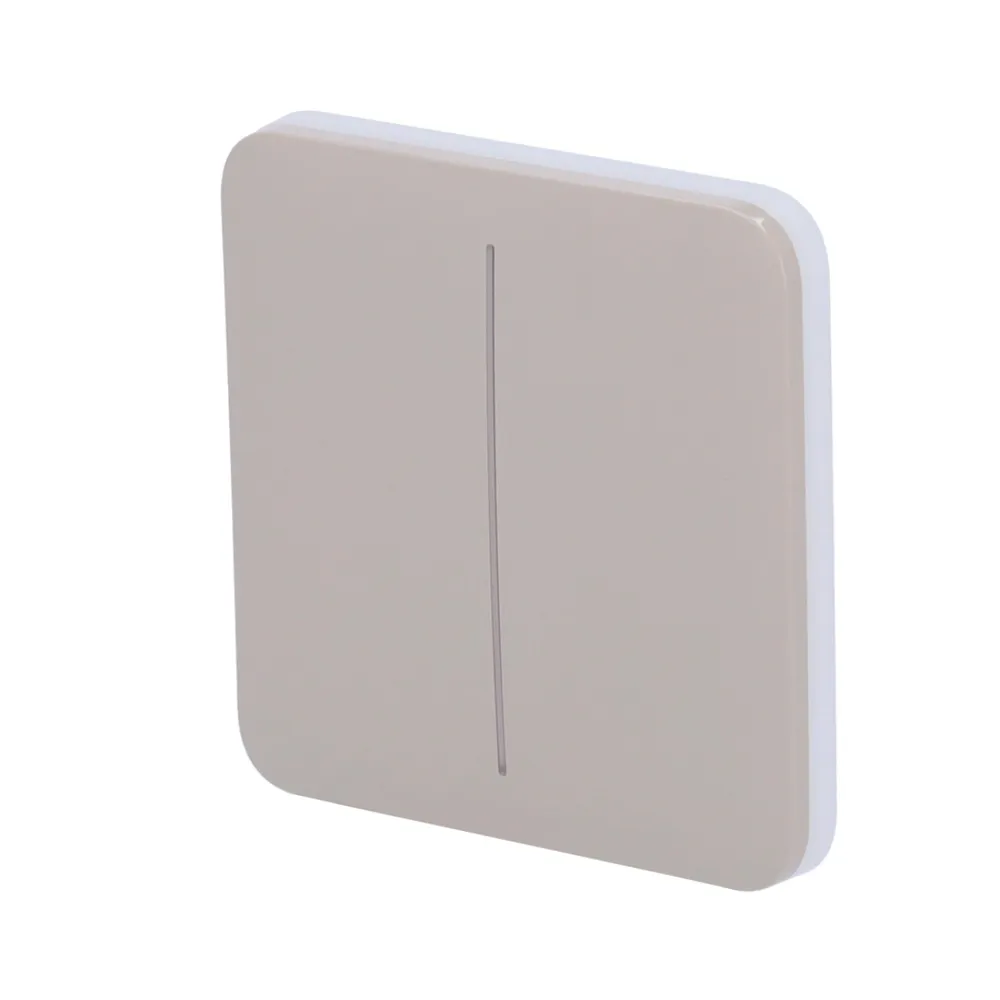 Painel Táctil Ajax para Interruptor de Luz Dupla SoloButton Azeitona - AJ-SOLOBUTTON-2G-OLI