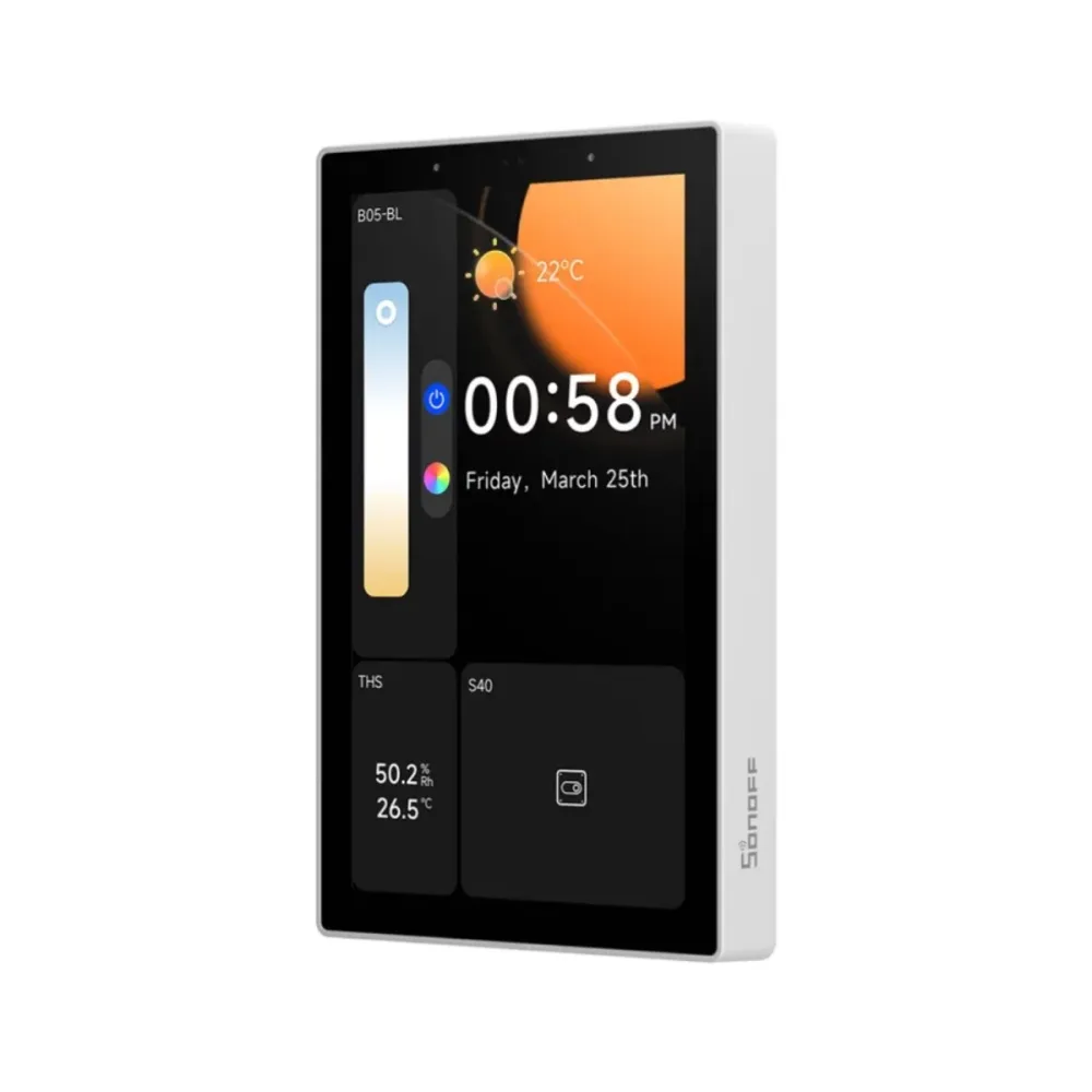 Sonoff Painel Parede Pro 120 Matter 4.7" WiFi/Bluetooth Branco