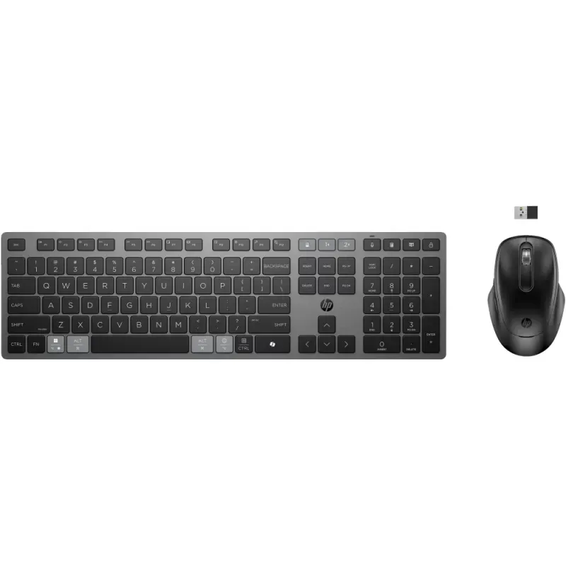 Conjunto de Teclado e Rato multidispositivo recarregáveis sem fios HP 725