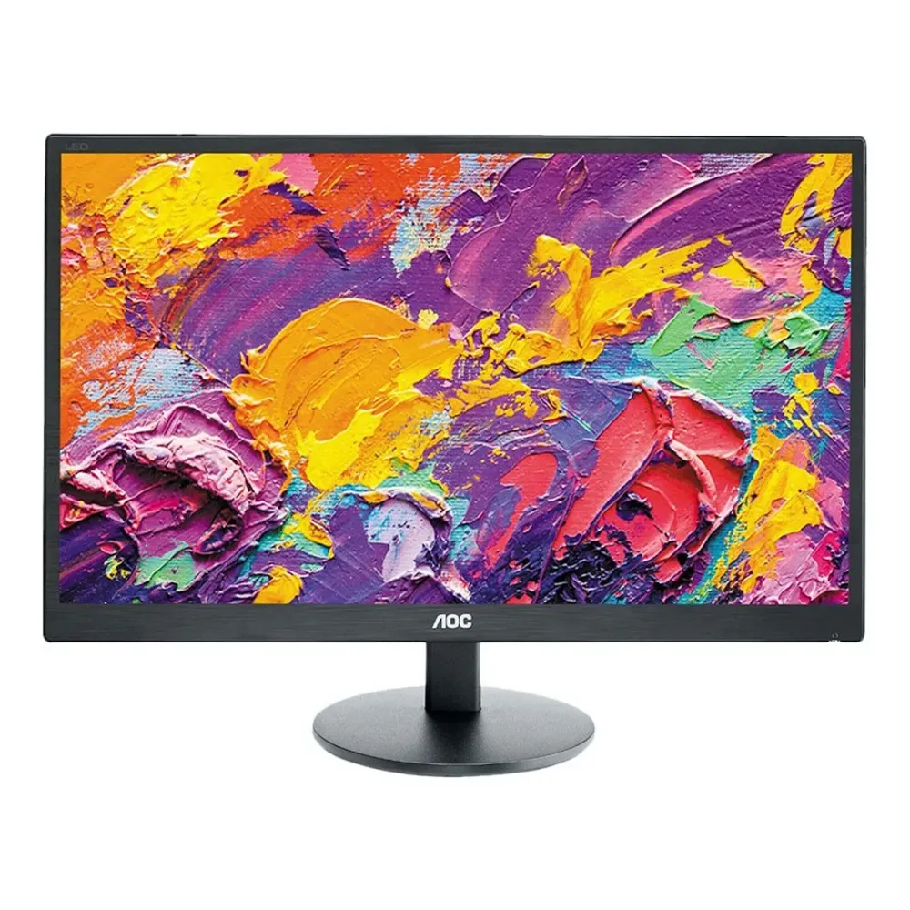 Monitor AOC M2470SWH 23.6" MVA FHD 60Hz Preto