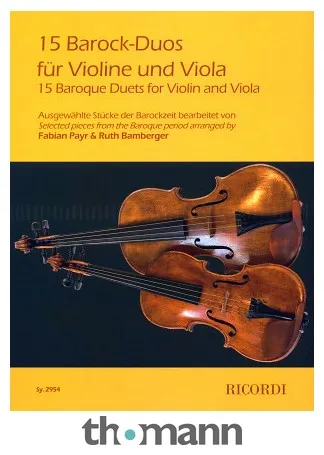 Ricordi Barock-Duos Violin und Viola