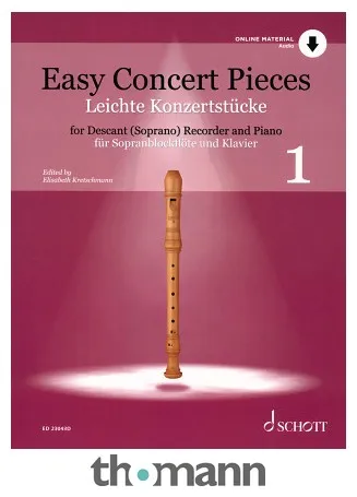 Schott Easy Concert Pieces Recorder 1