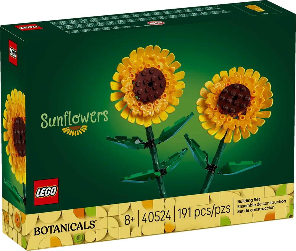 LEGO Botanicals: Girassóis, 191 Peças (40524)