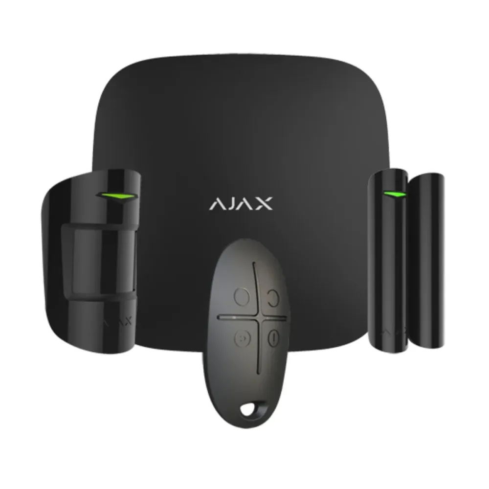 Kit de Alarmes Profissional Preto - AJ-HUBKIT-B