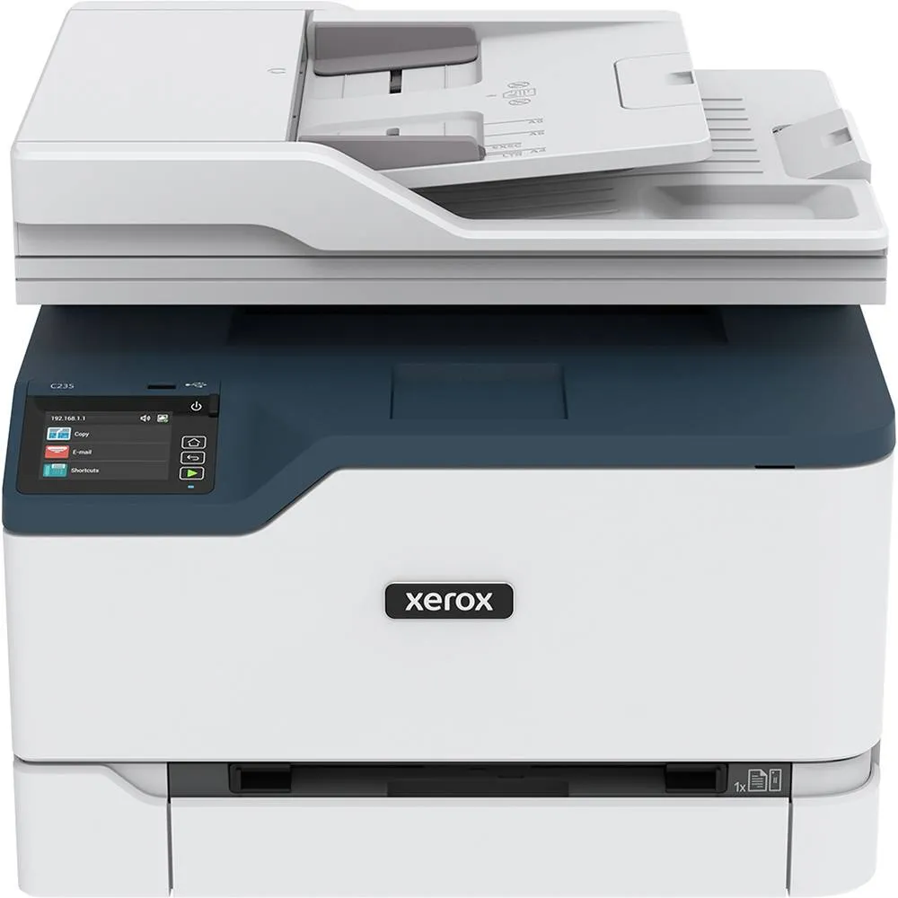 Impressora Laser a Cores Xerox C235 (A4) Multifunções (Impressão, Cópia, Digitalização, Fax), Duplex Manual, Wireless