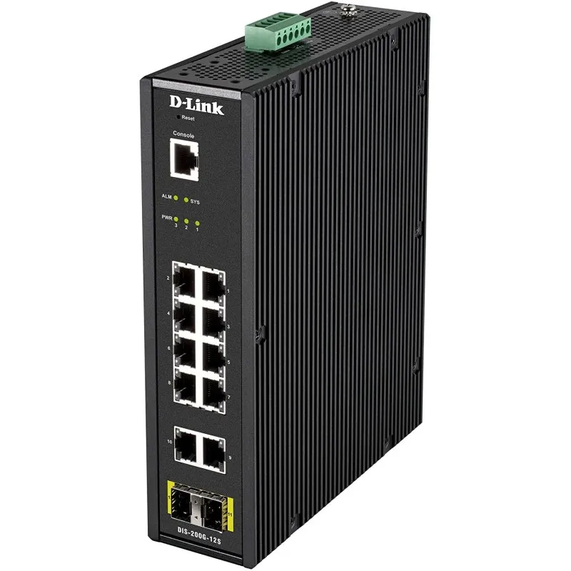 D-Link DIS-200G-12S Switch 10 Portas Gigabit 2 Portas SFP
