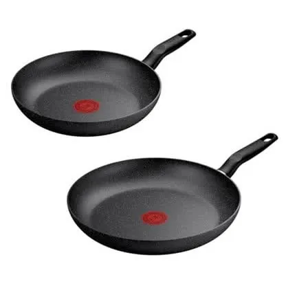 Conjunto De Panelas Tefal Dark Essential De 24 E 28 Cm
