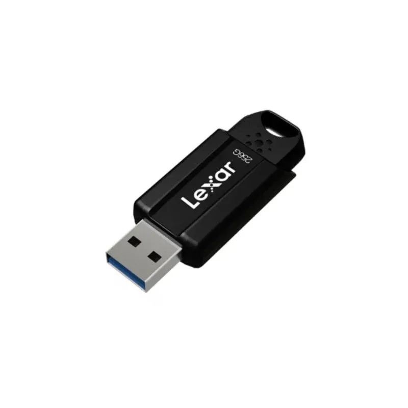 Pen Drive Pen USB Lexar JumpDrive S80 256 GB USB 3.2 Gen 1 preto com estojo