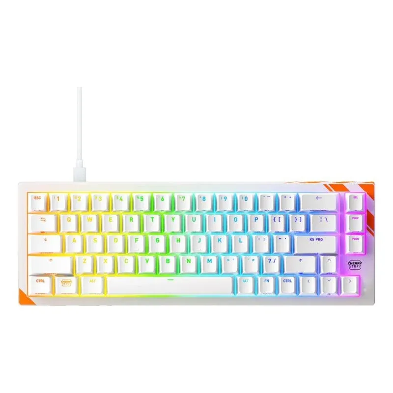 Teclado CHERRY K5 PRO TMR Compacto magnético 65 por cento RGB Hot-Swappable QWERTY US English
