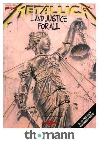 Cherry Lane Music Company Metallica And Justice For All