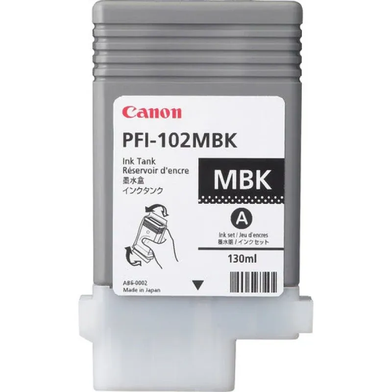 Ink tank 130 ml (matte black) PFI-102MBK