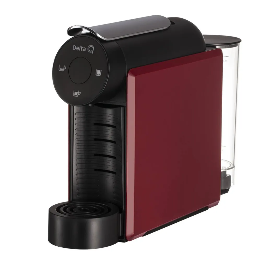 Máquina de Café de Cápsulas Delta Q Mini Qool 1200W 19 Bar Vermelha