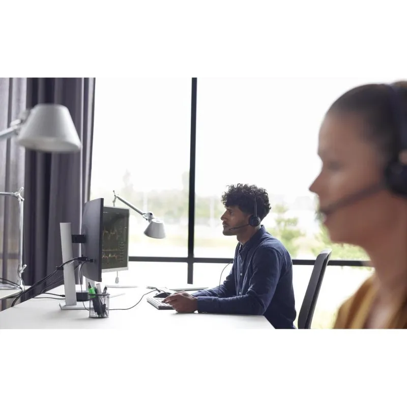 Auriculares Poly EncorePro 310 com fio USB-C para chamadas com Cancelamento de Ruído pretos