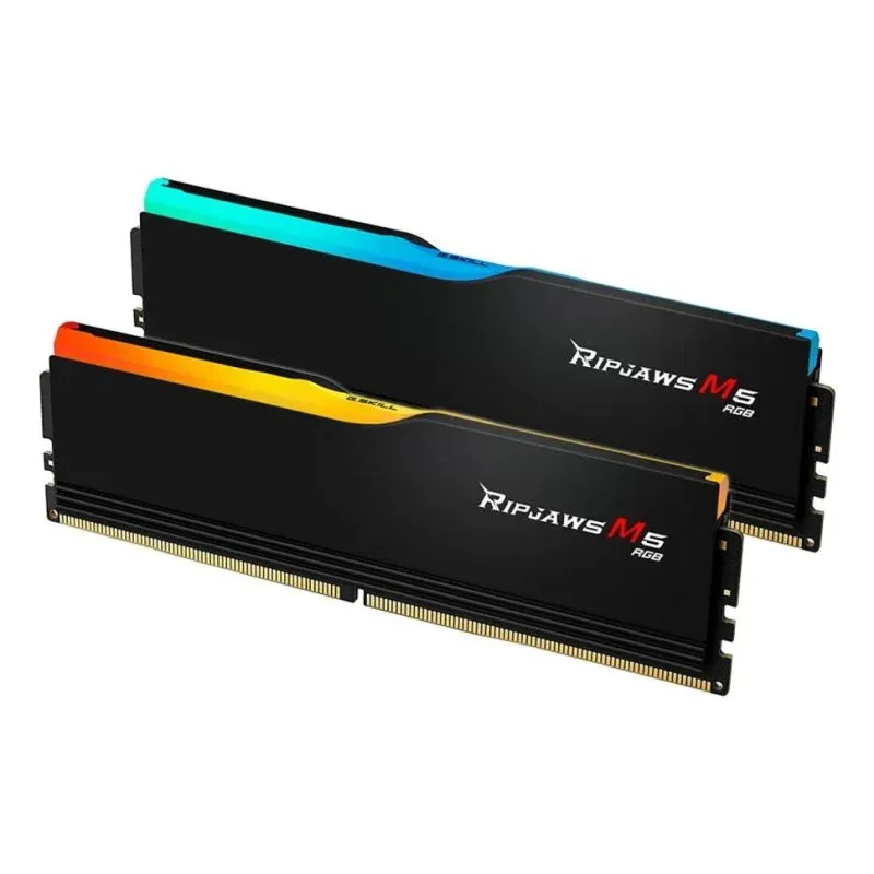 Memória RAM G.Skill Ripjaws M5 RGB F5-6000J3636F16GX2-RM5RK Memórias RAM DDR5 32GB (2x16GB) 6000MHz CL36 Intel XMP RGB