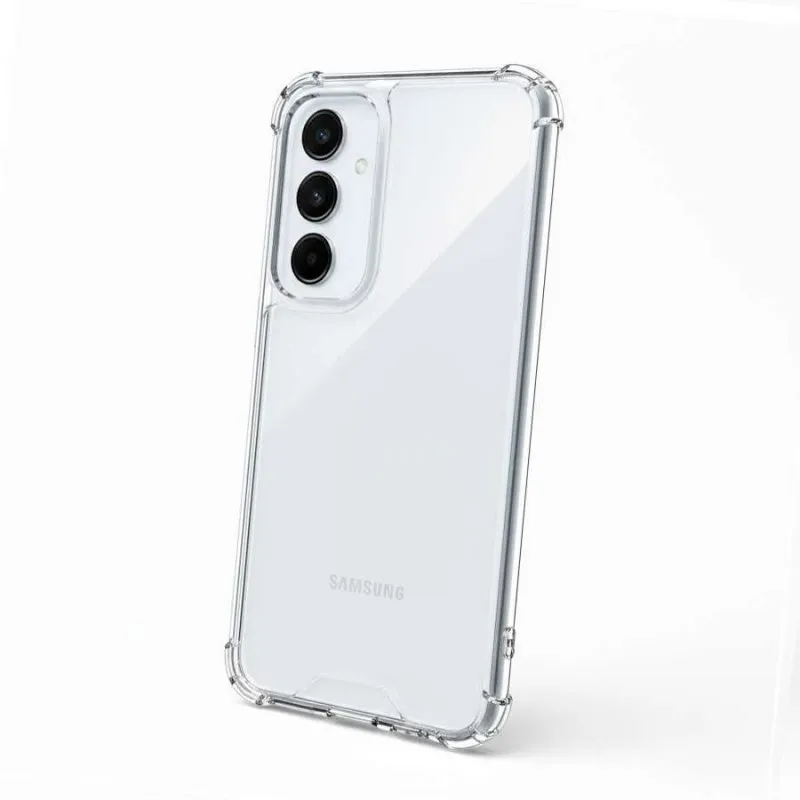 Funda para móvel Reforçada Transparente Silicone TPU Esquinas Elevadas para Samsung Galaxy A55 5G