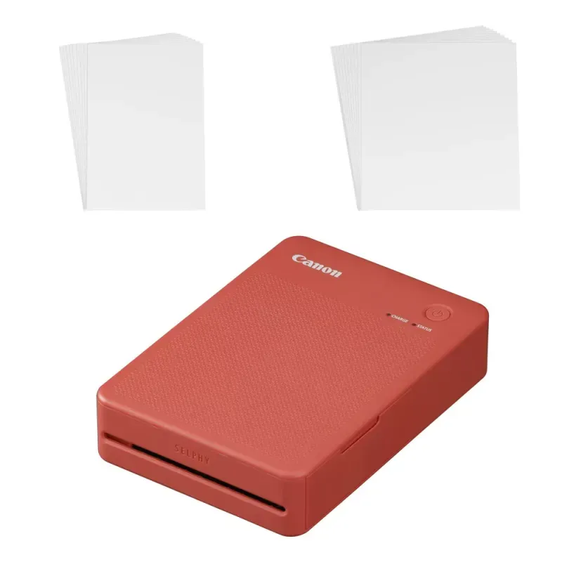 Impressora fotográfica a cores portátil sem fios Canon SELPHY QX20 - Vermelho Terracotta