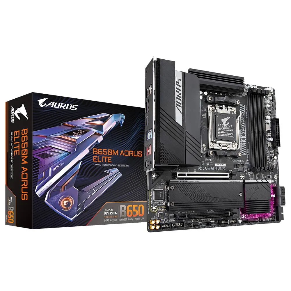 Motherboard Micro-ATX Gigabyte B650M Aorus Elite SktAM5