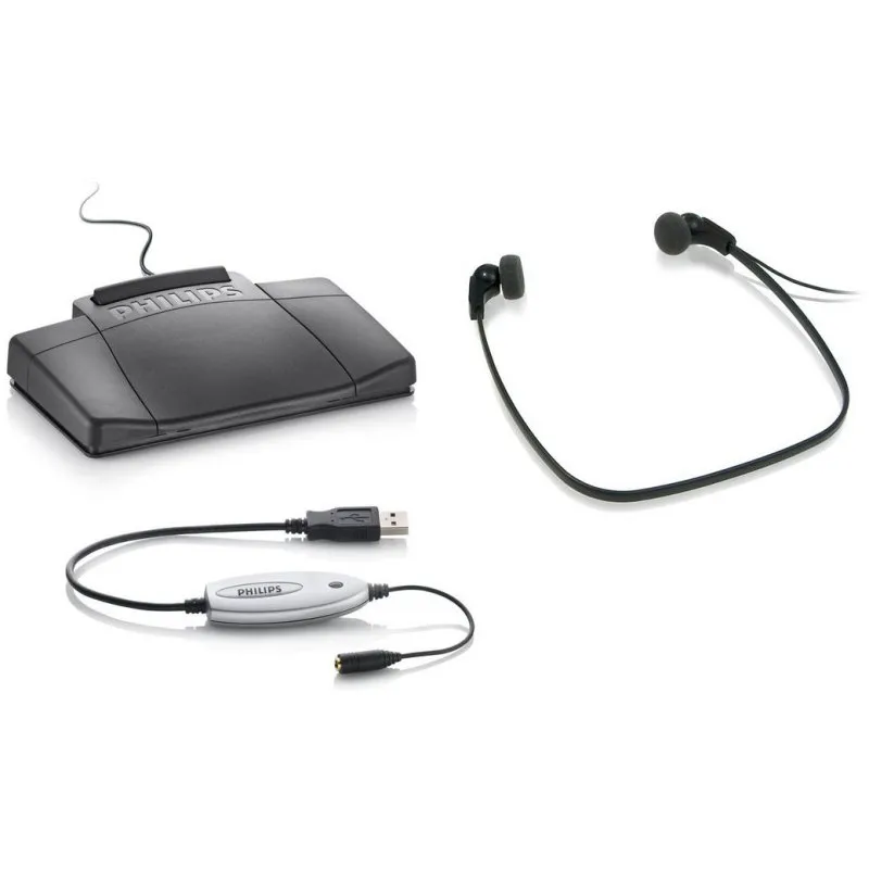 Auriculares PHILIPS LFH5220 com cabo, ligação com fio, supra-auriculares abertos, preto e prata
