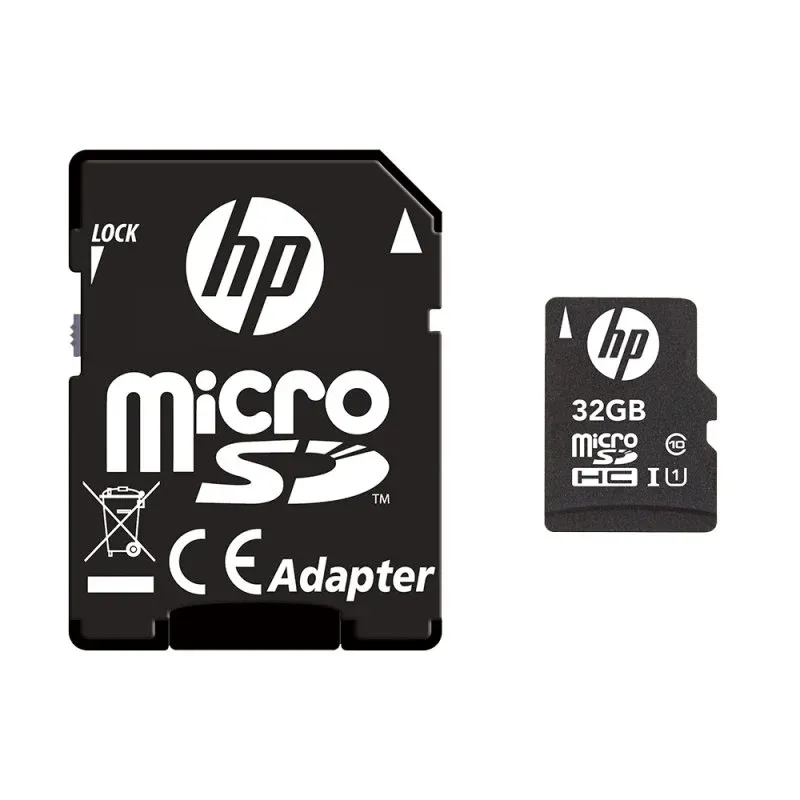 Cartão de Memória HP UHS-I U1 MicroSDHC 32GB C10 c/Adaptador