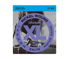 Jogo cordas guitarra elétrica D'Addario EXL115 011-049