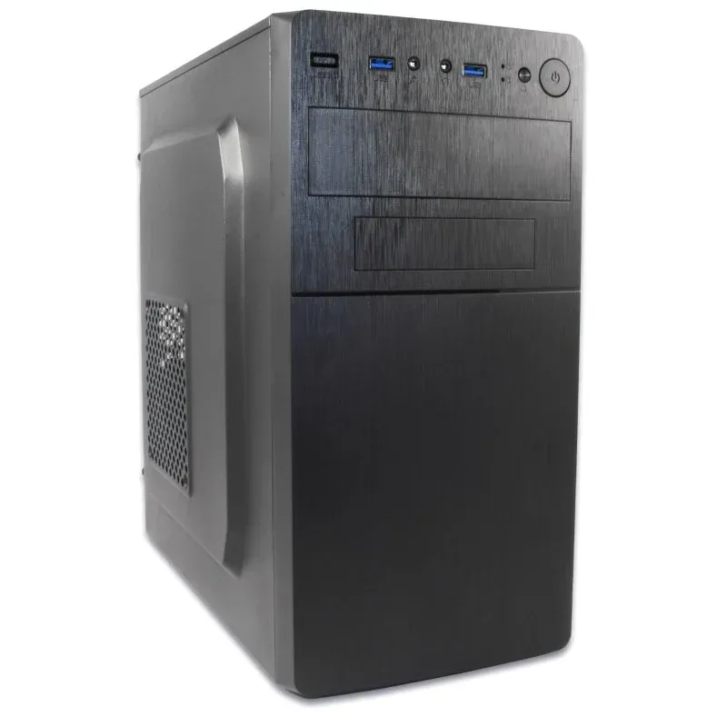 Caixa de Computador CoolBox MPC-28 MATX USB 3.0 Preta + Fonte de Alimentação 500W