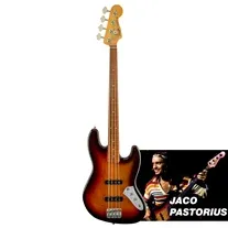 Fender Jaco Pastorius Jazz Bass Fretless PF 3-Colour Sunburst