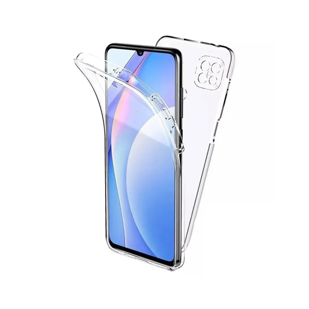 Silicone Frente e Verso Xiaomi Redmi 10A Transparente