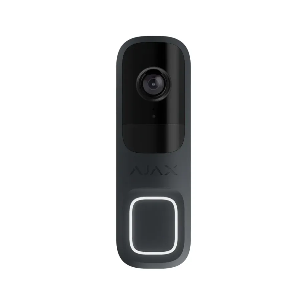Campainha Ajax 4MP IA Integrada Grafite - AJ-DOORBELL-4-GRA