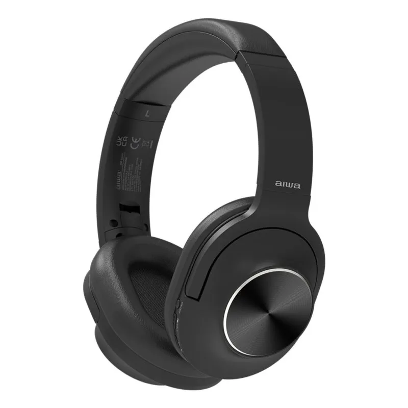 Auriculares Aiwa HST-220BT inalámbricos Bluetooth ANC com microfone preto