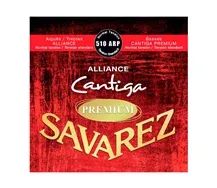 Jogo cordas guitarra clássica Savarez 510 ARP Alliance Cantiga Premium Tensão Normal