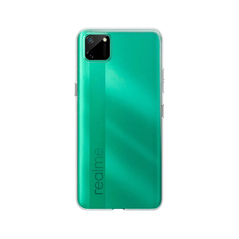 Capa Silicone Anti-Choque Realme C11 2021 Transparente