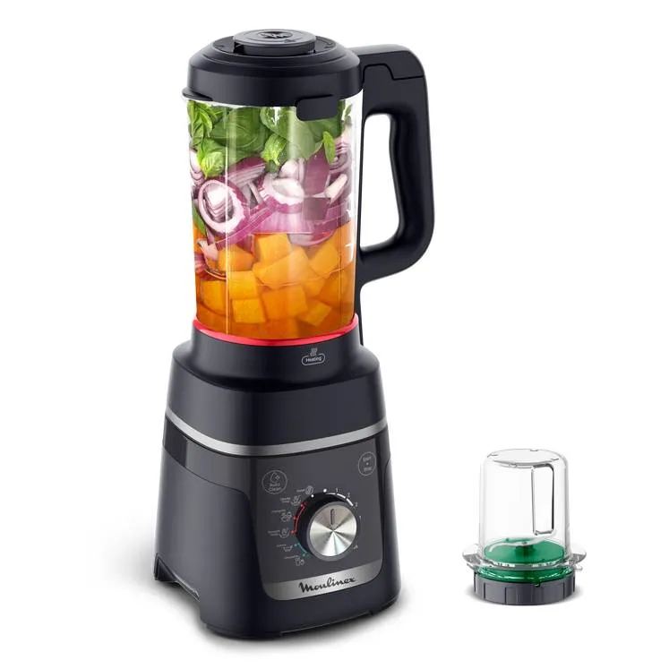 Liquidificadora Moulinex Blendforce Cook LM5768F0 1000W 1.5 Litros Preta