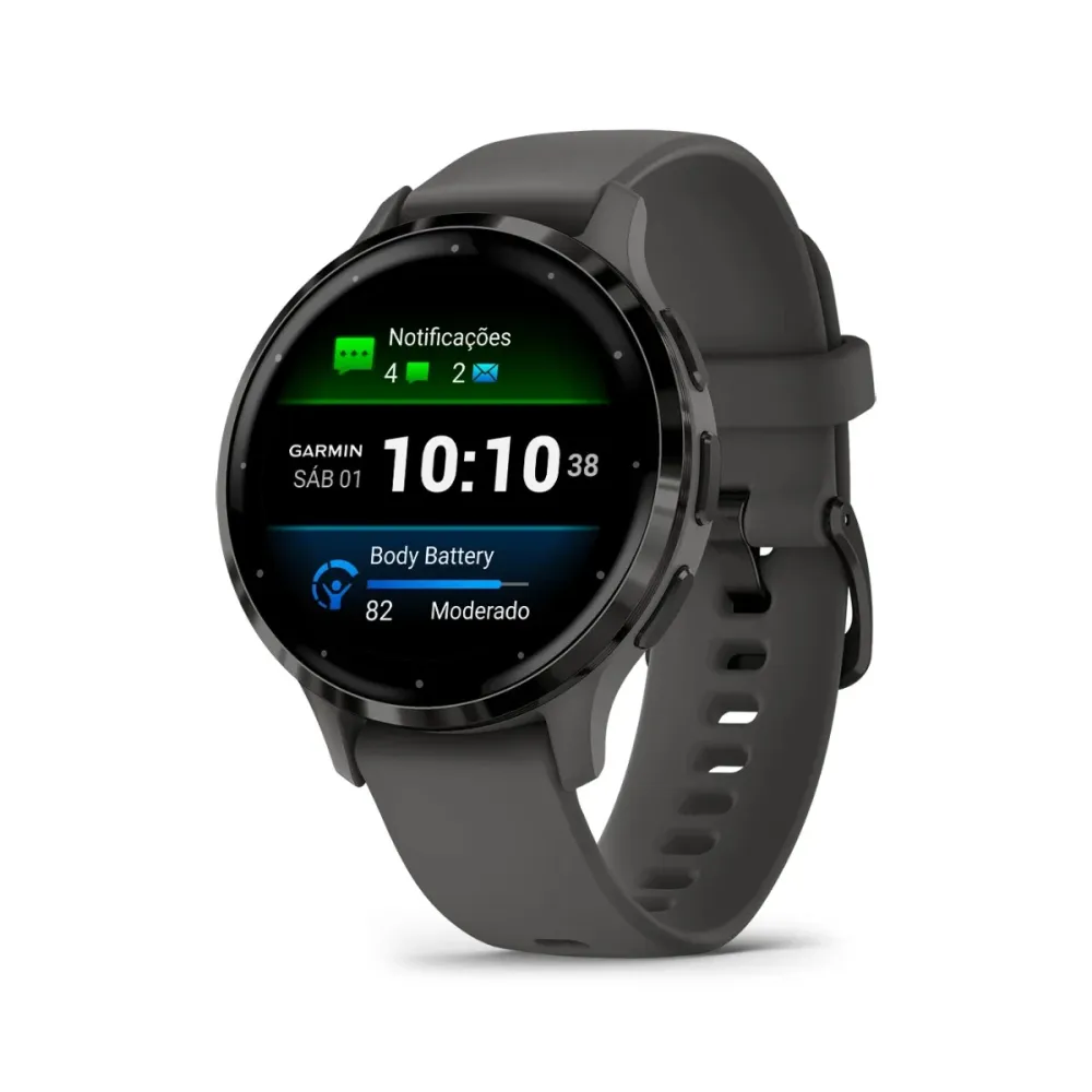 Smartwatch Garmin Venu 3S 41mm Wi-Fi + GPS Preto