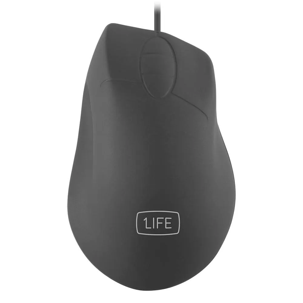 Rato Óptico 1Life m:cleanmouse Silicone 1000DPI Preto