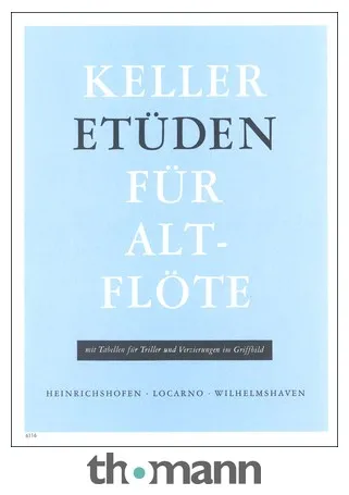 Heinrichshofen Verlag Etüden für Altflöte
