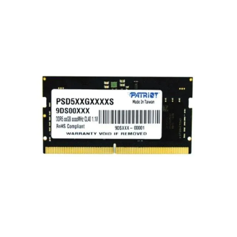 Memória RAM Patriot Signature Line PSD516G480081S 16GB 1x16GB DDR5 4800MHz CL40 ECC On-Die SO-DIMM