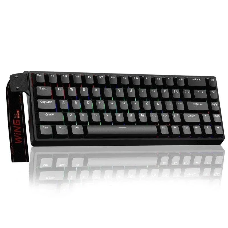Teclado Aula Win68 HE Hall Effect Magnético compacto 60% 8000Hz RGB USB-C