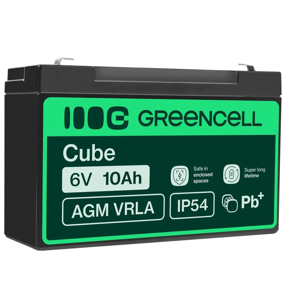 Green Cell AGM16 UPS battery Sealed Lead Acid (VRLA) 6 V 10 Ah AGM16