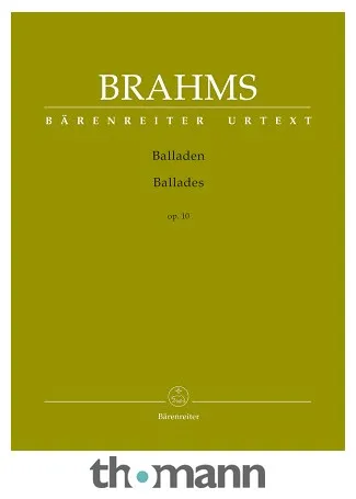 Bärenreiter Brahms Balladen op.10