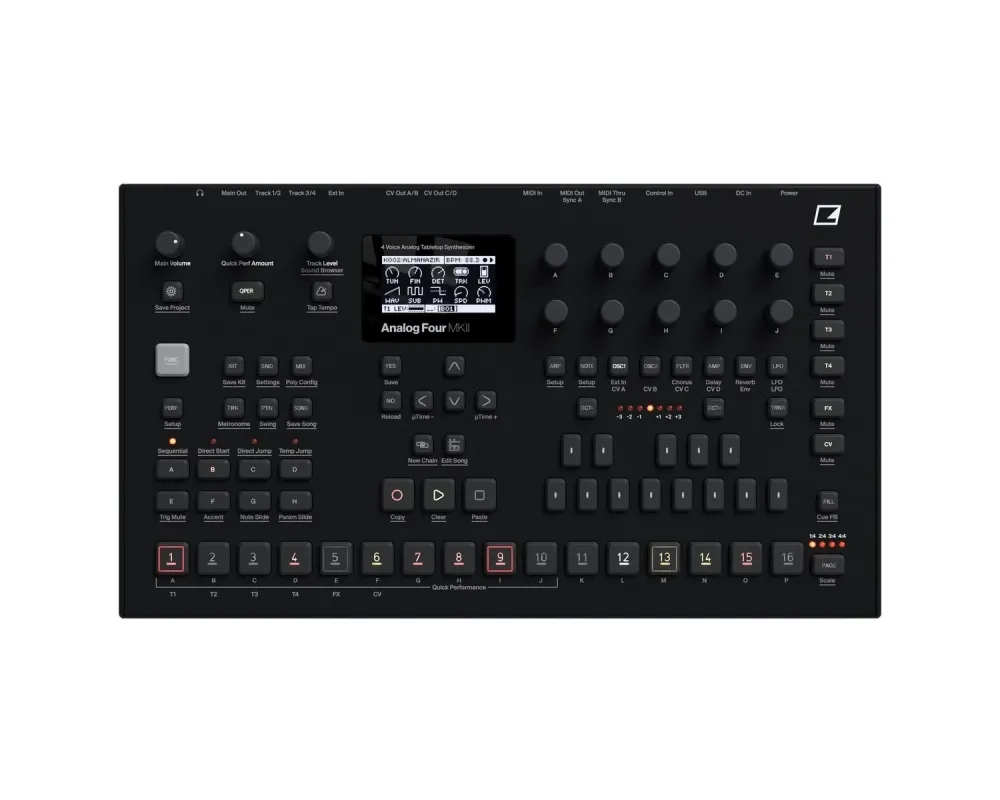 Elektron Analog Four MKII Black