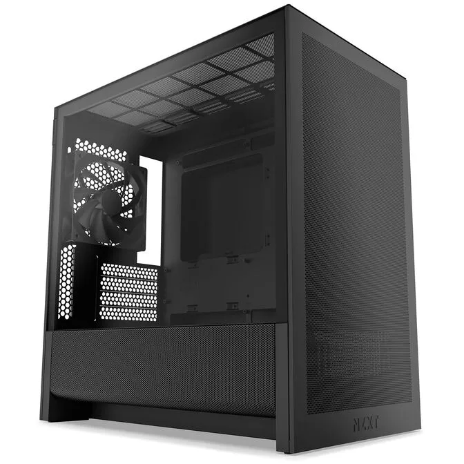 Caixa Micro-ATX NZXT H3 Flow Preta Vidro Temperado
