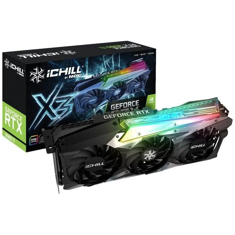 Placa gráfica Inno3D GeForce RTX 3080 Ti iChill X3 12GB GDDR6X