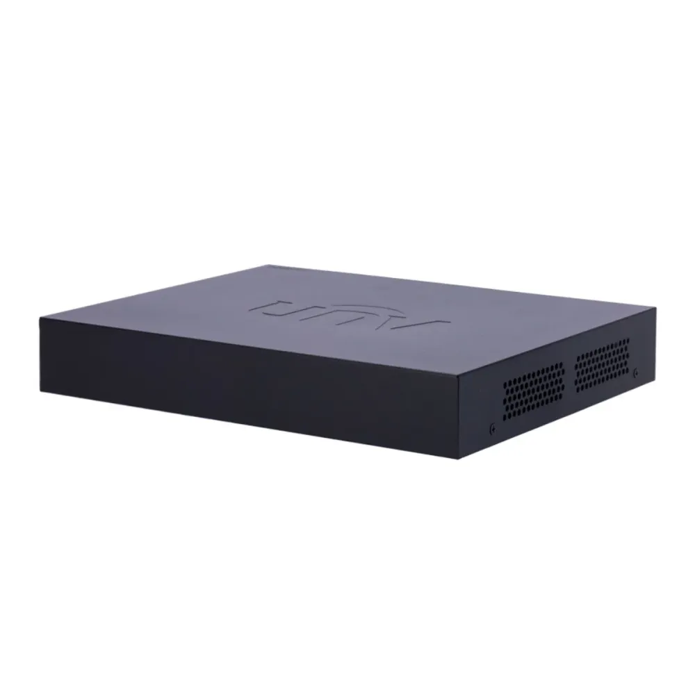 Gravador DVR Uniview Easy 16 Canais HDTVI/HDCVI/AHD/CVBS + 2 extra IP Preto