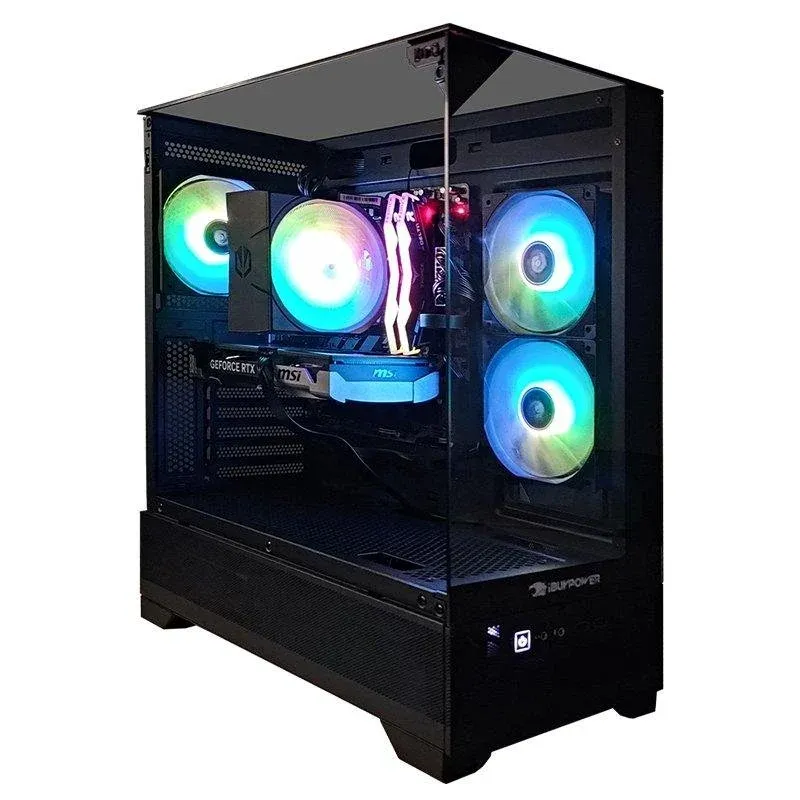 Desktop IBUYPOWER Fighter Howl Lite AMD Ryzen 5 5500 16GB 1TB SSD RTX 5070 Windows 11 Pro WiFi 5
