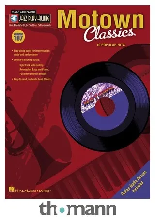 Hal Leonard Jazz Play-Along Motown Classic