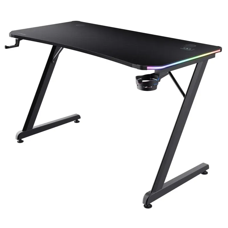 Trust GXT 709 LUMINUS Mesa Gaming 120x60cm RGB Preta