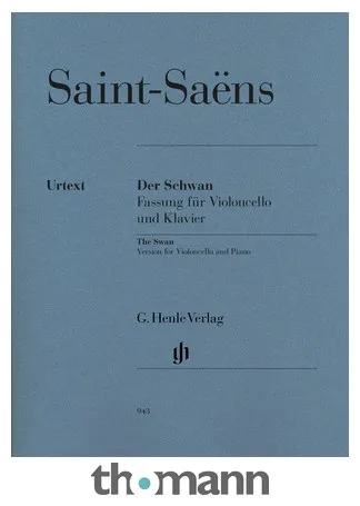 Henle Verlag Saint-Saëns Der Schwan Cello