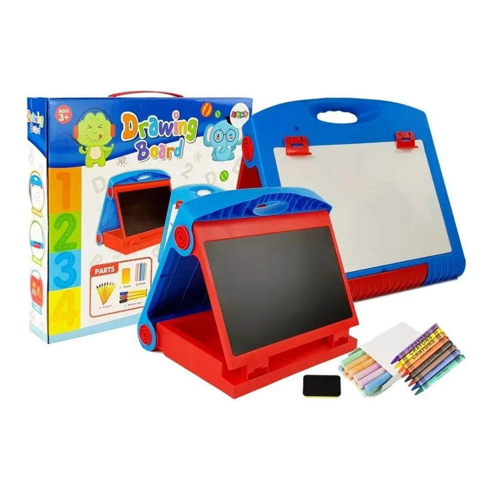 Quadro de Desenho 2 em 1 Vermelho/Azul (7103)